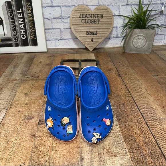Crocs Kid's Unisex Crocband Clog Blue Bolt Croslite US Kid's J 3 - Picture 9 of 13